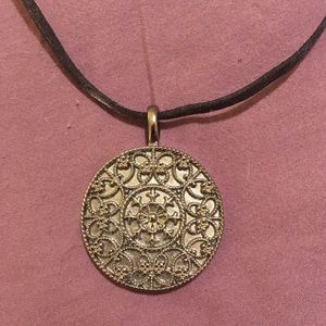 Lia Sophia Double-sided Pendant Necklace